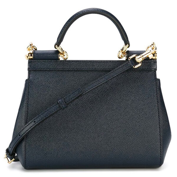 17SS DOLCE & GABBANA ドルチェ&ガッバーナ コピー DG161 SMALL‘SICILY’BAG IN DAUPHINE PRINT LEATHER